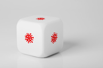 coronavirus covid19 virus contamination contaminé asymptomatique contracter pandémie symbole attraper