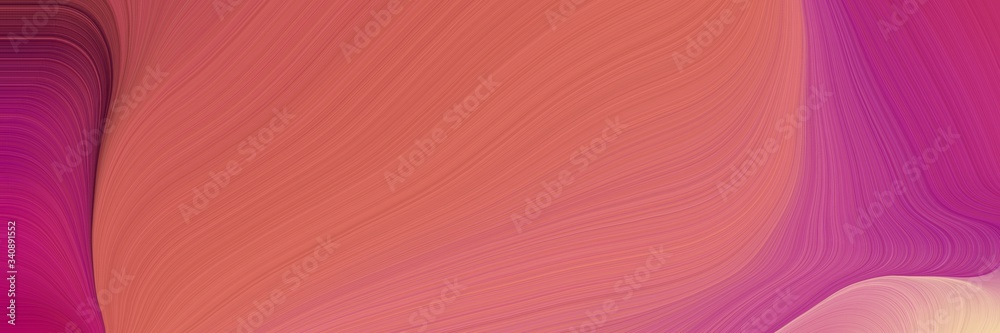 Aufkleber horizontal banner background with indian red, medium violet red and dark pink color. modern soft swi