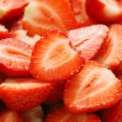 fresh strawberries