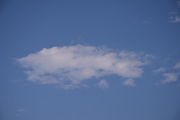 Bright morning clouds and beautiful cloudscape