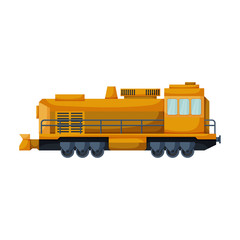 Locomotive vector icon.Cartoon vector icon isolated on white background locomotive.