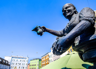 famous old town of Rosenheim - bavaria