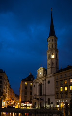 Fototapeta premium St. Michael's Church is one of the oldest churches in Vienna Austria and also one of its few remaining Romanesque buildings.