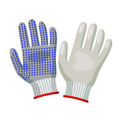 Naklejka premium Rubber glove vector icon.Cartoon vector icon isolated on white background rubber glove.
