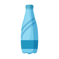 Plastic bottle vector icon.Cartoon vector icon isolated on white background plastic bottle.