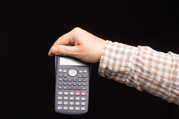 Calculator for performing mathematical and financial work