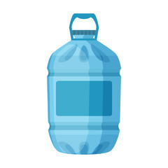 Plastic bottle vector icon.Cartoon vector icon isolated on white background plastic bottle.