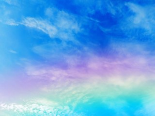 Rainbow sky background beautiful in abstract