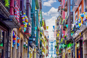 Callejón de la ciudad de San Sebastián 