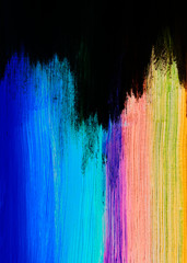 Colorful brush stroke textured background