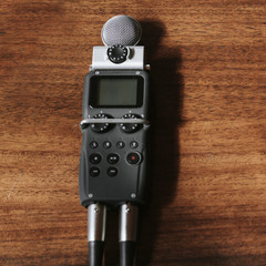 Sound recorder for a podcast