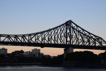 bridge at dawn
