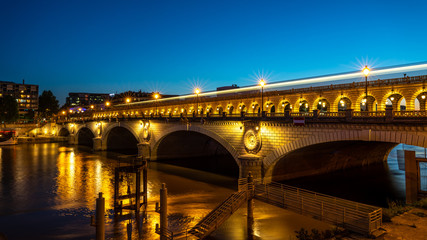 The Pont de Bercy, a bridge over the Seine in Paris, the capital of France