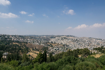 Fototapeta na wymiar The scenery Jerusalem in Israel