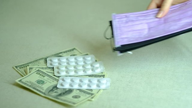 purchase and sale of medical masks and medicines