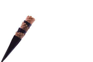 Waffle cone for ice cream