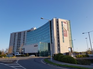 modern office building/hotel
