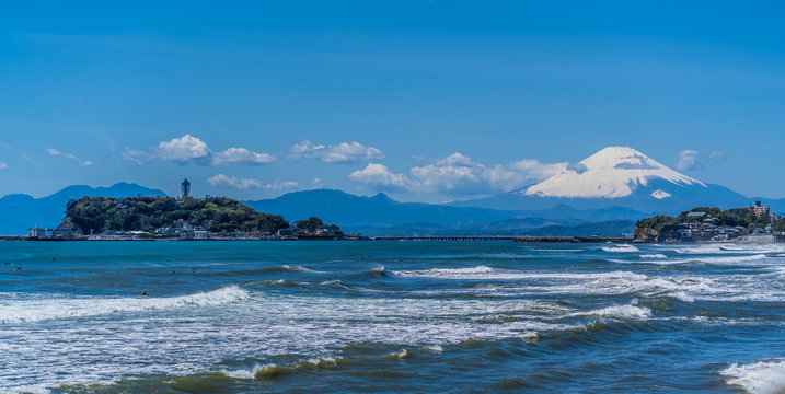 富士山と江ノ島 ~ Mt. Fuji and Enoshima, the symbols of Japan ~