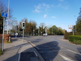 street view with signal