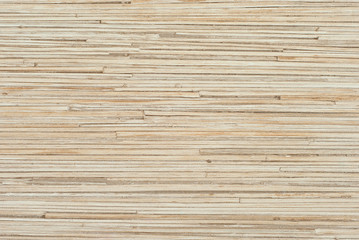 Texture of wooden board. Bamboo table top closeup.