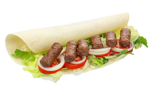 Cevapcici Fladenbrot, D&uuml;r&uuml;m