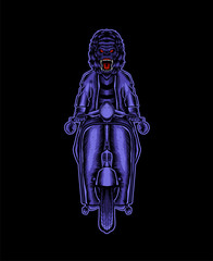 gorilla biker