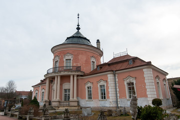 Fototapeta na wymiar Polish castle, on the territory of modern Ukraine