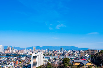 Fototapeta na wymiar 福岡市愛宕神社からの眺望