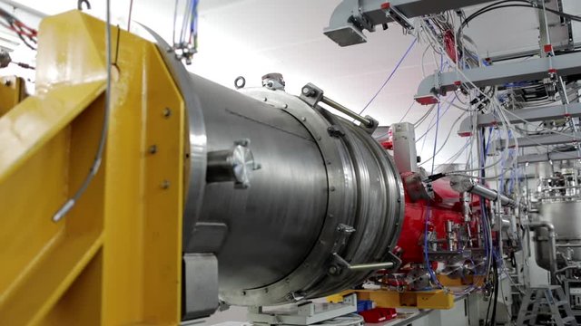 Particles Accelerator machine in laboratory.