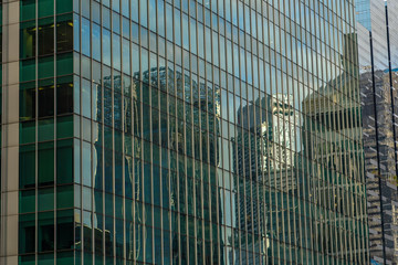 Obraz na płótnie Canvas Skyscraper in the financial district