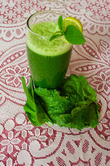 Spinach, Radish, Turnip Top Juice