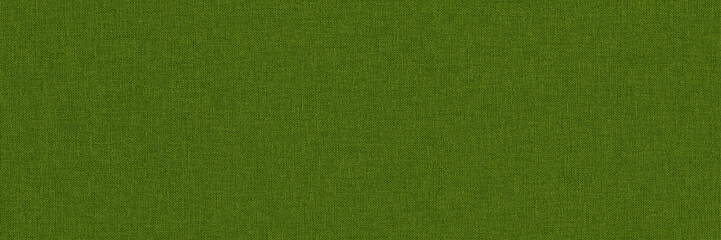 Close-up long and wide texture of natural green fabric or cloth in green yellow color. Fabric...
