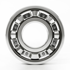 Wheel bearing isolated on white background. 3D illustration