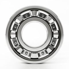 Naklejka premium Wheel bearing isolated on white background. 3D illustration