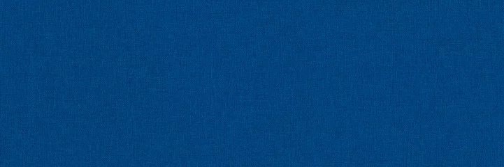 Foto op Canvas Close-up long and wide texture of natural blue fabric or cloth in light blue color. Fabric texture of natural cotton or linen textile material. Blue canvas background. © Papin_Lab