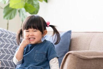 Obraz premium 子供 歯