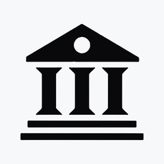 Archive single vector icon symbol