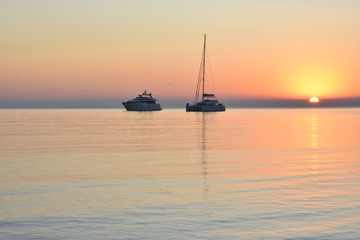 coast in the morning, Mallorca 