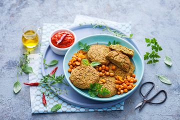 fresh vegetarian falafel