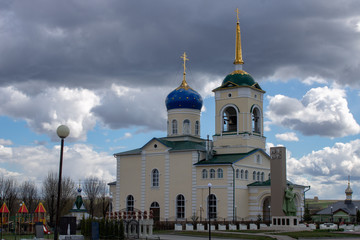 Historic Christian temple in the Russian outback.