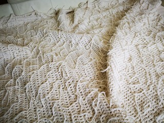 plaid, knitting, needlework, white9