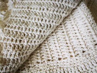 plaid, knitting, needlework, white4