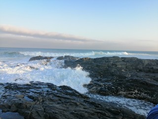Fototapeta premium waves on the beach