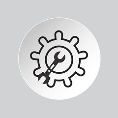 Repair service line icon