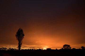 Sunset in Karamea, West Coast, New Zealand