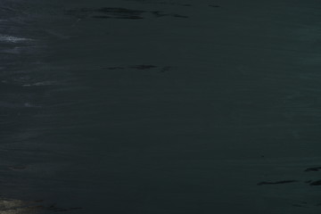 Walls, black wood floors and free space