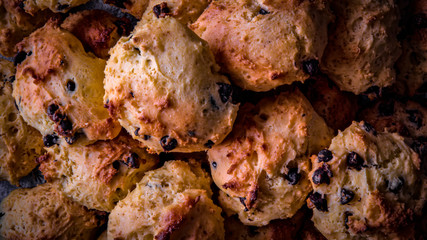Home made ricotta and chocolate drops cookies