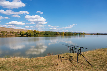 Carp fishing rods.