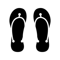 slipper icon design, flat style trendy collection