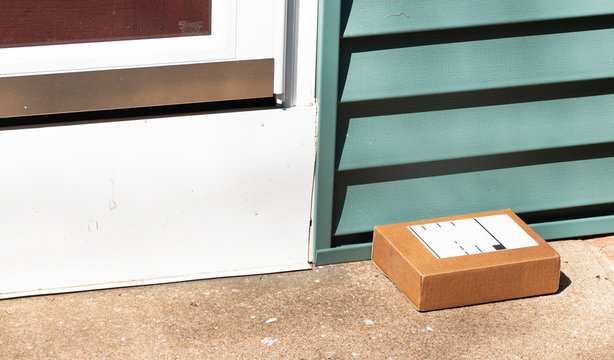 One small package delivered and left on front pourch